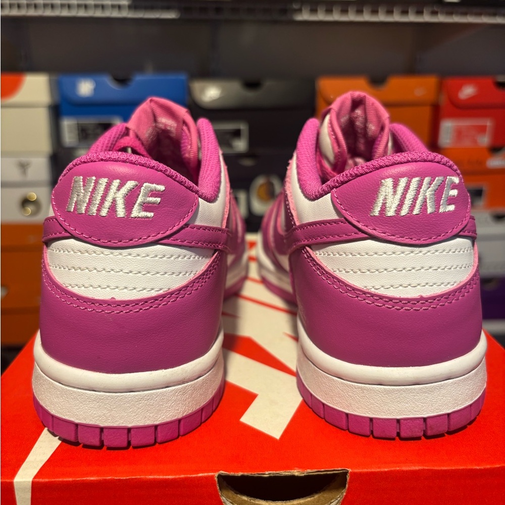 Nike Kids Pink and White Sneakers - Picture 8 of 10